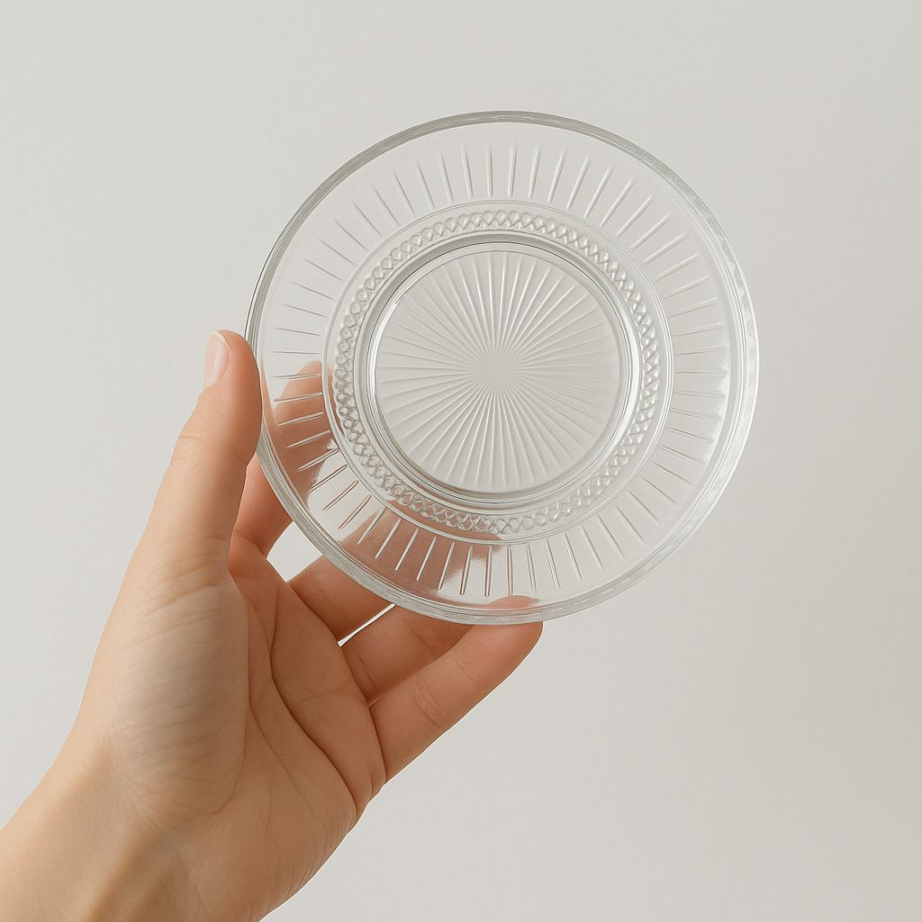 6'lı 12 CM Çay Tabağı Geniş Dip