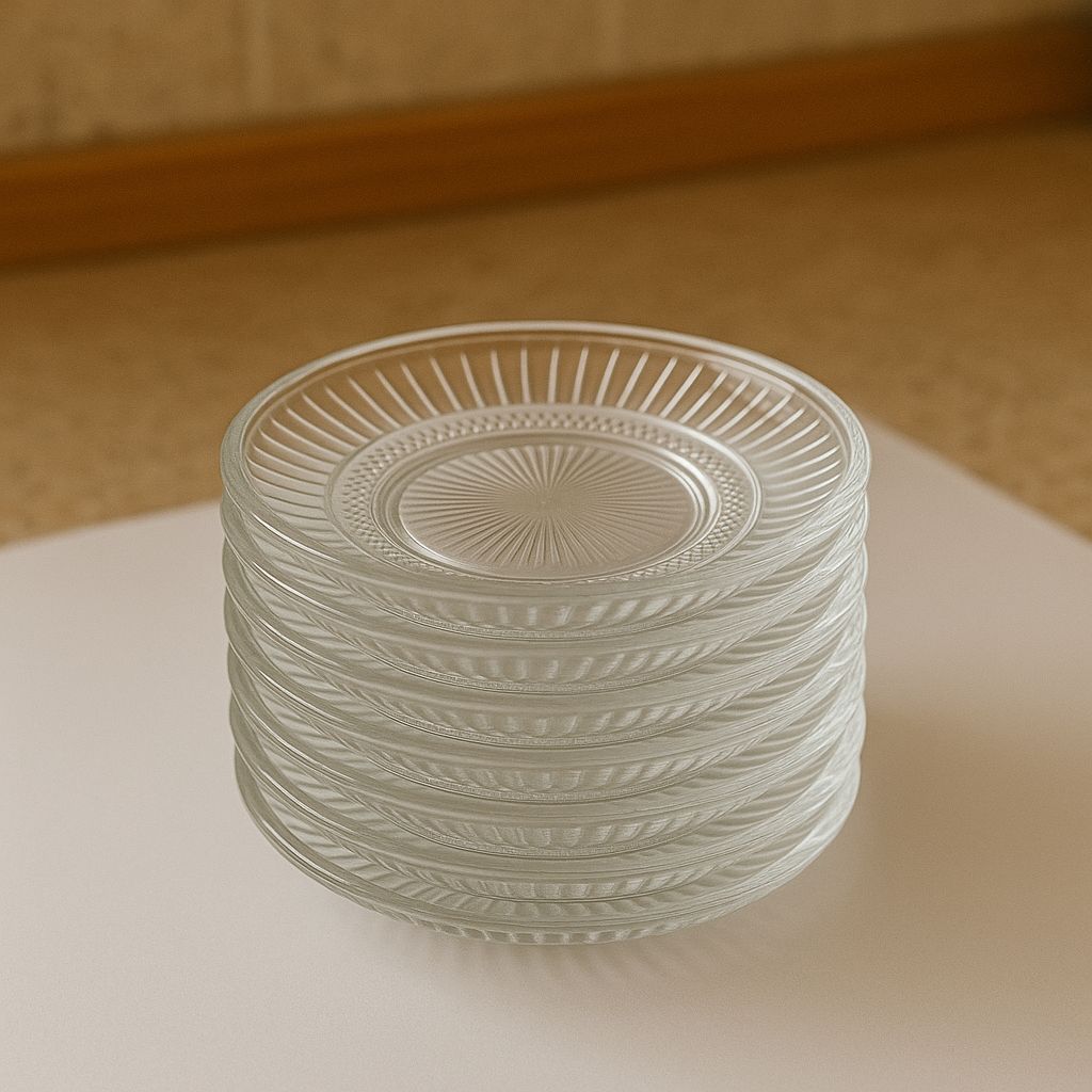 6'lı 12 CM Çay Tabağı Geniş Dip